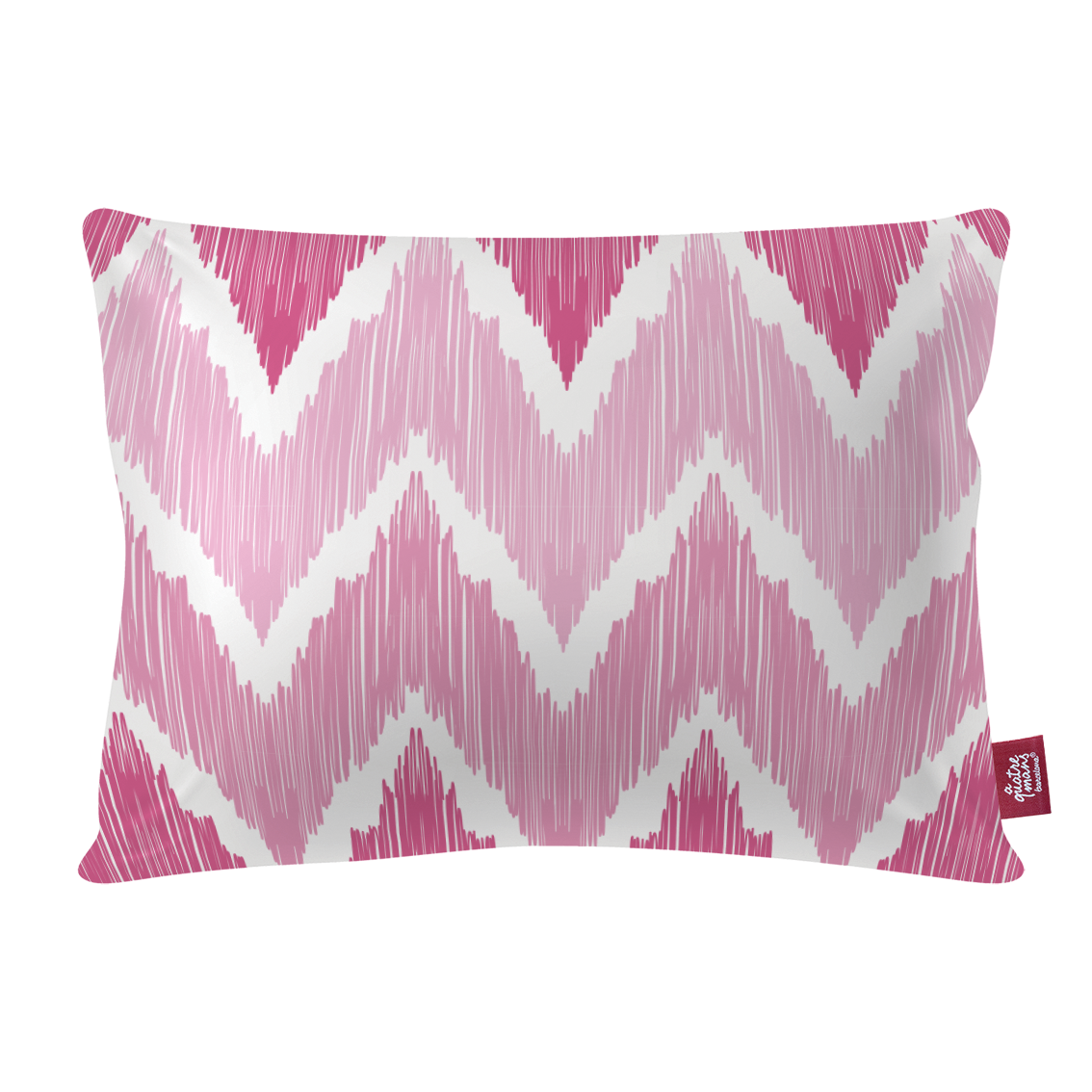 Cojín de playa Mallorca ikat rosa Estellencs